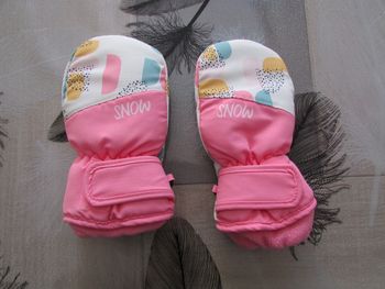 Moufles / Gants de ski fille Orchestra neuves 3/4 ans