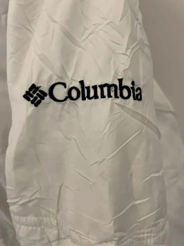 Columbia white full zip jacket coat Womens M - photo numéro 3
