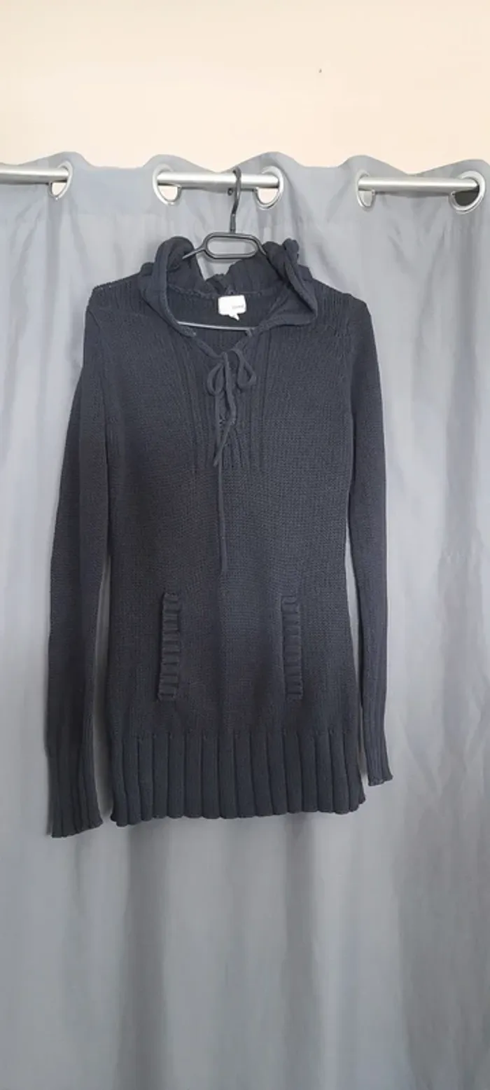 Pull long avec capuche - photo numéro 2