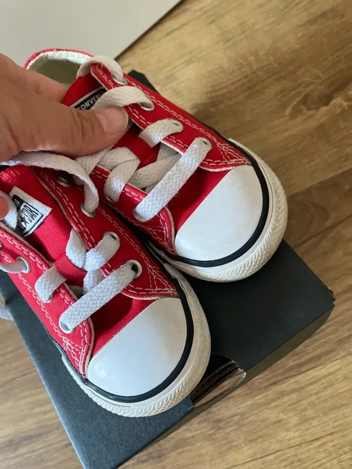 Converse, toile rouge, 22 - photo numéro 4