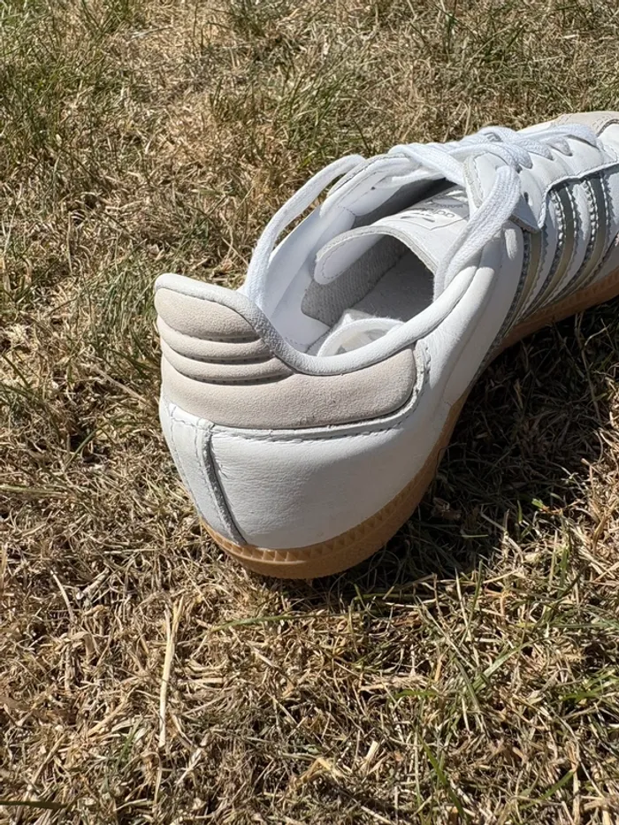 Adidas samba blanche et argent grise 37 1/3 - photo numéro 12