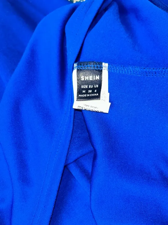 Magnifique robe bleu chic femme taille M shein - photo numéro 5
