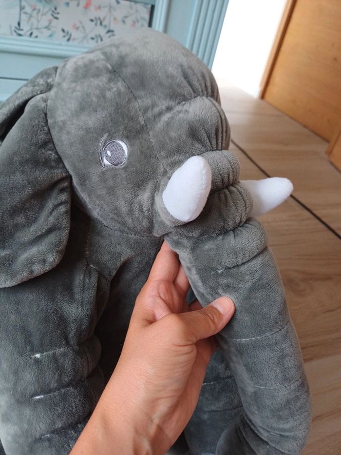 Peluche éléphant géant photo naissance - photo numéro 2