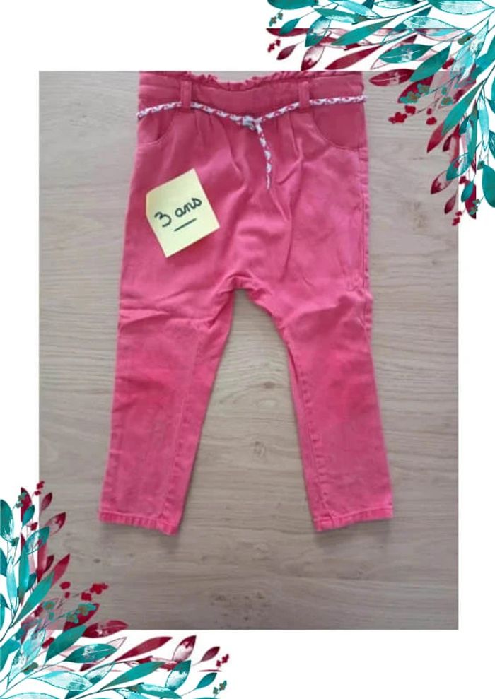 Pantalon fin fille 3 ans