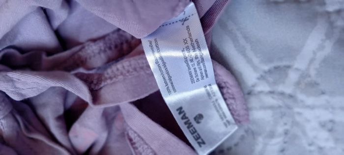 Tee-shirt à nouer thème nature mauve fille 10 ans zeeman - photo numéro 15