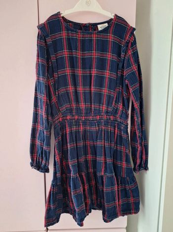 Robe à carreaux TAO 8 ans