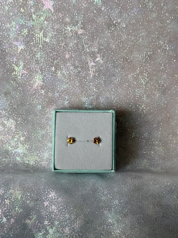 Boucles d’oreilles jaune