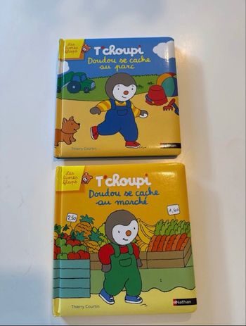 Lot de 2 livres tchoupi 