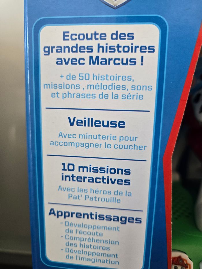 Vtech Pat Patrouille lumi conteuse et veilleuse Marcus - photo numéro 5
