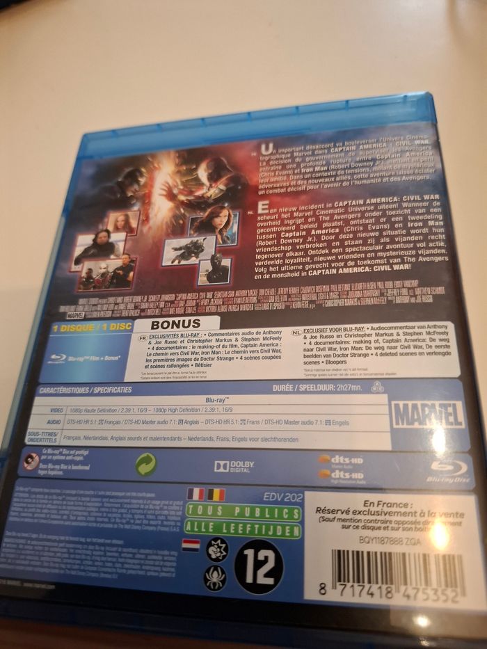 Blu-ray Captaine américa - photo numéro 2