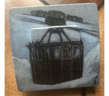 Interrupteur déco montagne