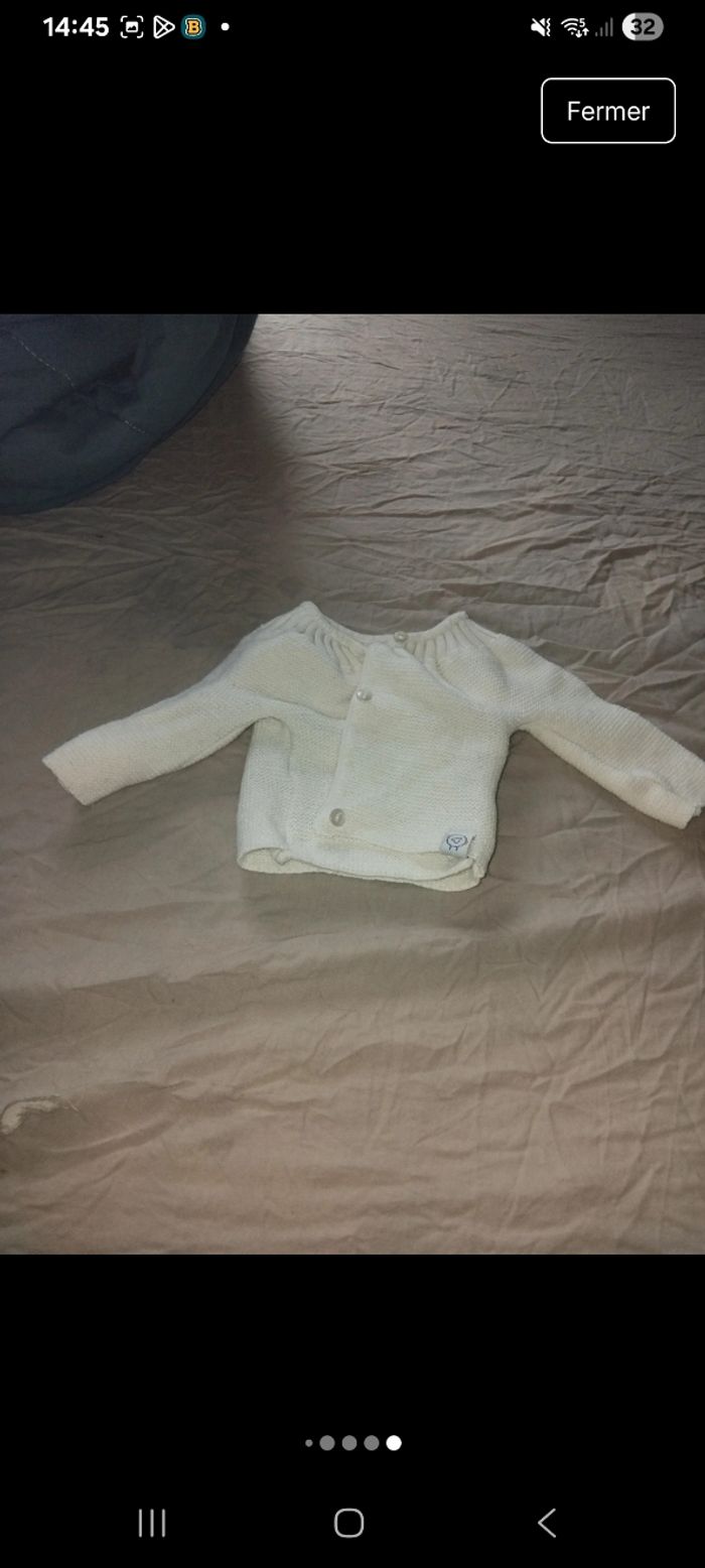 Lot de vêtements naissance