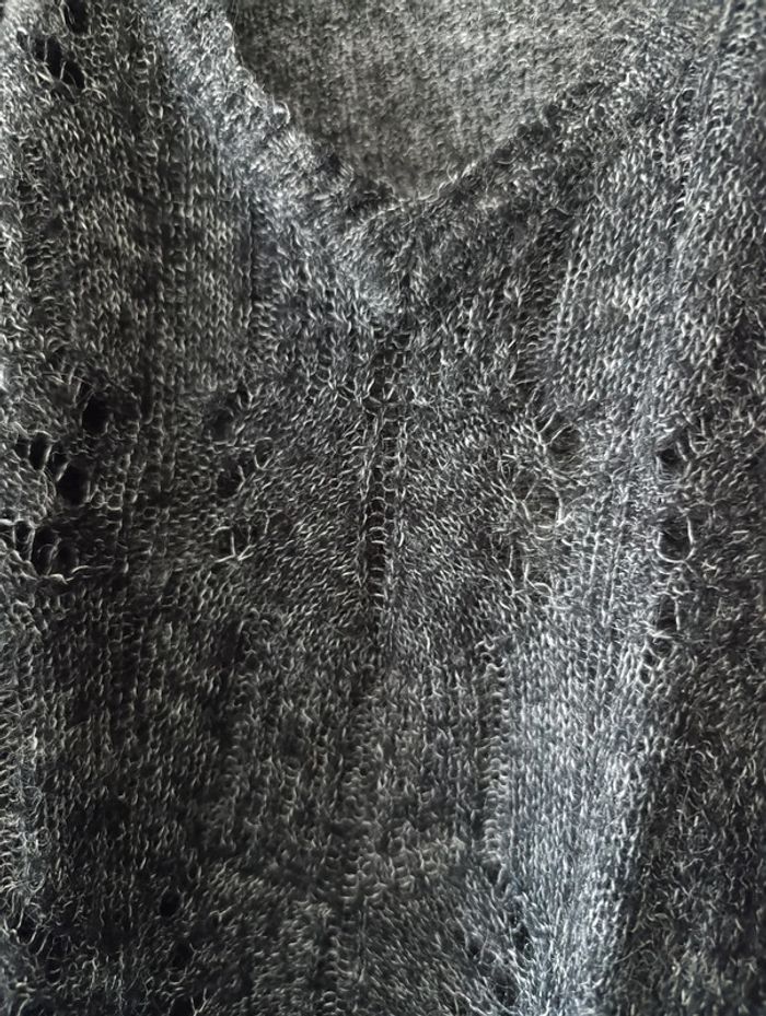 Pull gris anthracite Popcorn Taille S - photo numéro 8