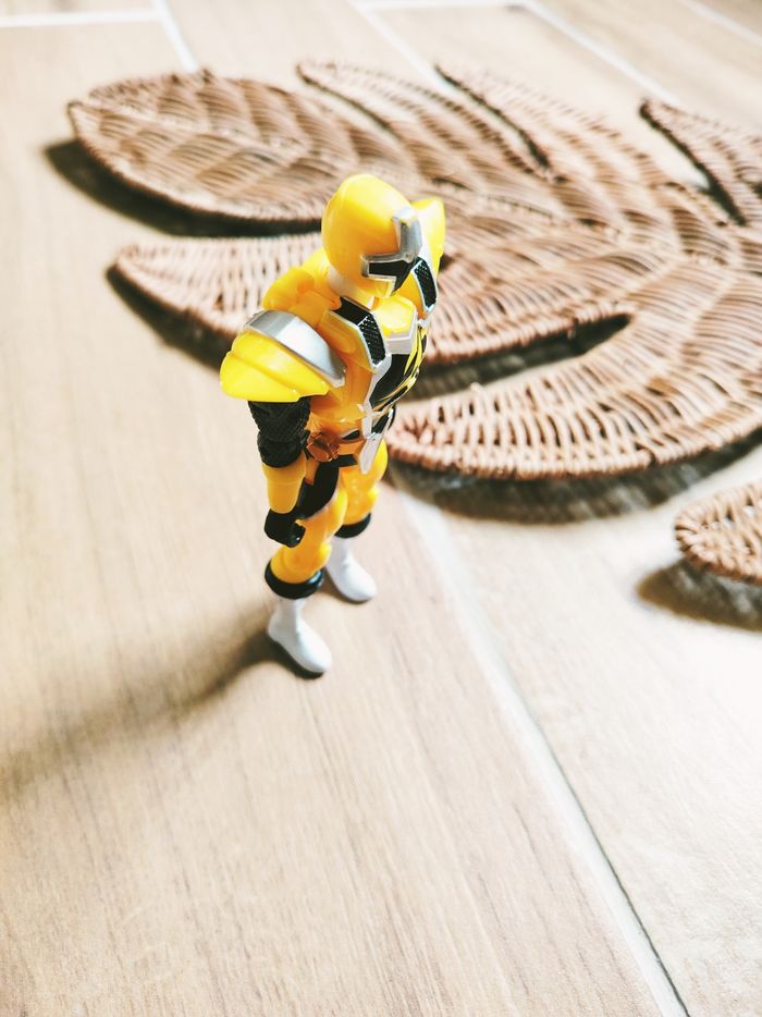 🙅 Power rangers ninja steel figurine articulée Maître Ninja jaune marque bandai - photo numéro 3