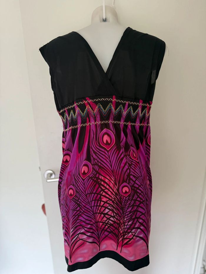 Robe courte fushia et noire Bodyboard - photo numéro 5