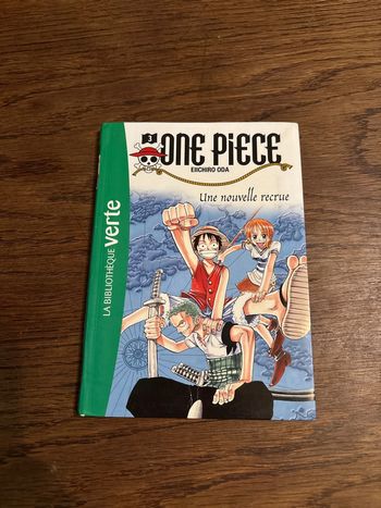 Livre la bibliothèque verte, One Piece, une nouvelle recrue