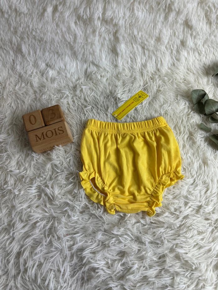 Bloomer jaune shein taille 1-3 mois