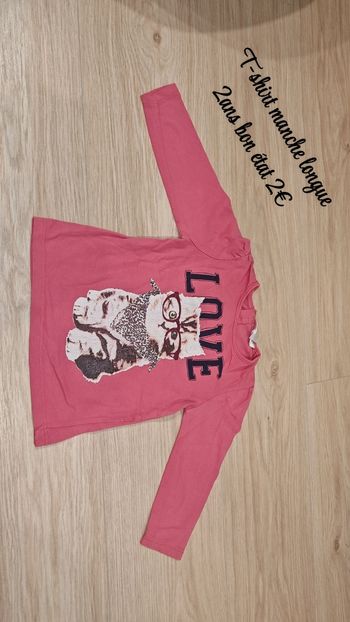 T-shirt manche longue 2ans
