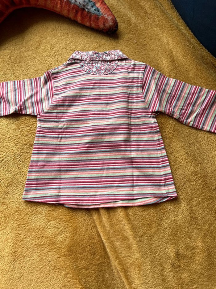 Dpam t shirt avec pression taille 18 mois  quasi neuf - photo numéro 9