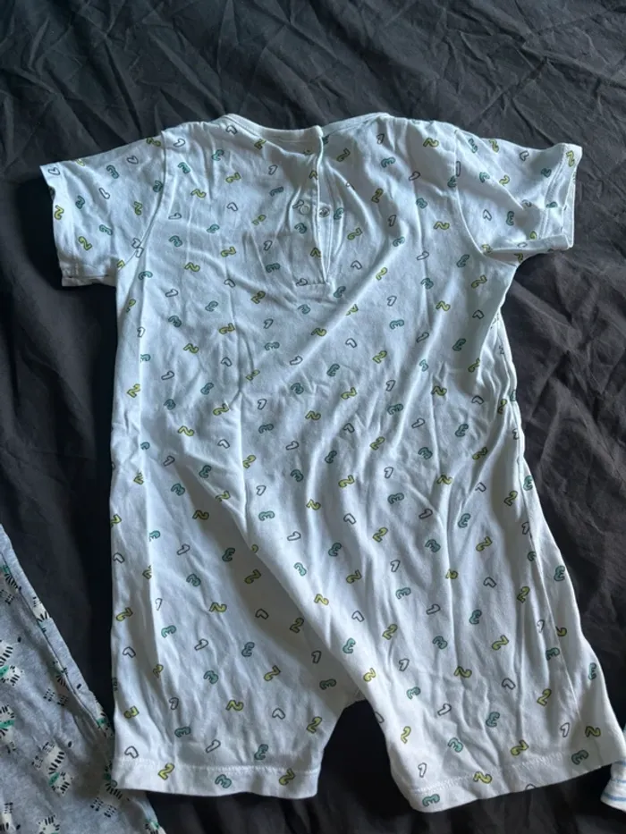 Lot de 3 combinaisons short 36mois 3 ans - photo numéro 7