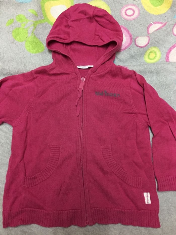 Gilet en laine petit bisou de chez Aubert