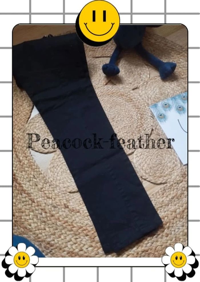 Pantalon noir taille haute 36/38 kiabi - photo numéro 2
