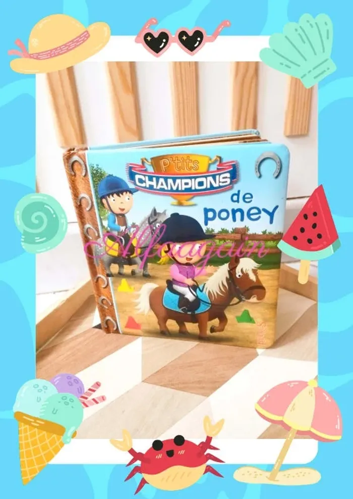 Livre p'tits champions de poney