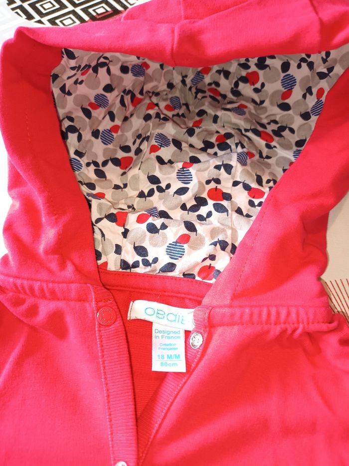 Gilet sweat 🍎 taille 18 mois - photo numéro 3