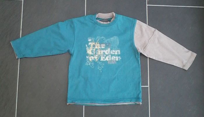 Tee shirt manches longues garçon 4 ans