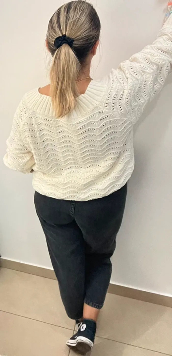 Pull Femme Maille Ajourée - photo numéro 9