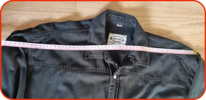 Chemise en jean noir Homme Taille M  Scott & Dixon - photo numéro 4