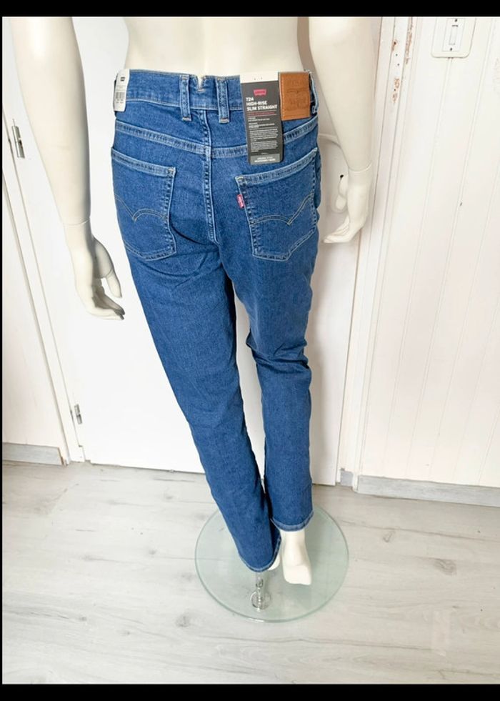 Jean Levi’s 724 Slim Straight – Taille 30/30 – Bleu classique – Neuf avec étiquette - photo numéro 12