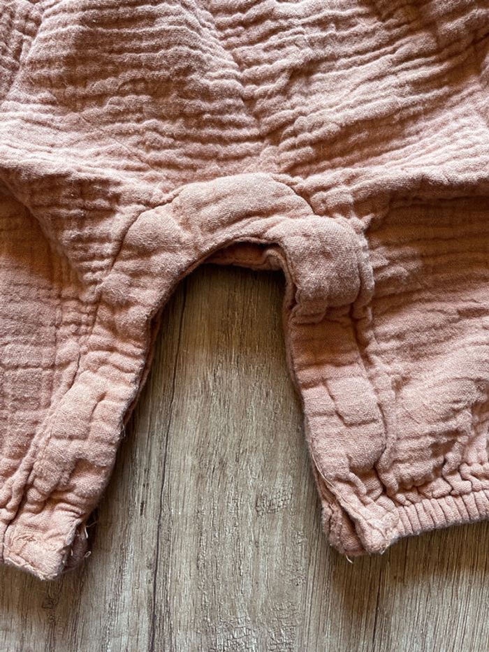 Combi en gaz de coton 3 mois - photo numéro 2