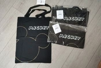 Lot de 3 totebags Mickey disney