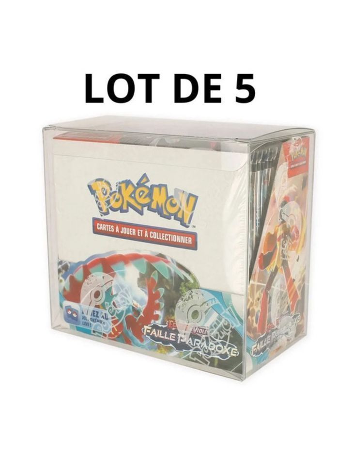 5 x Protection Display Pokémon Phœnix Shield NEUF