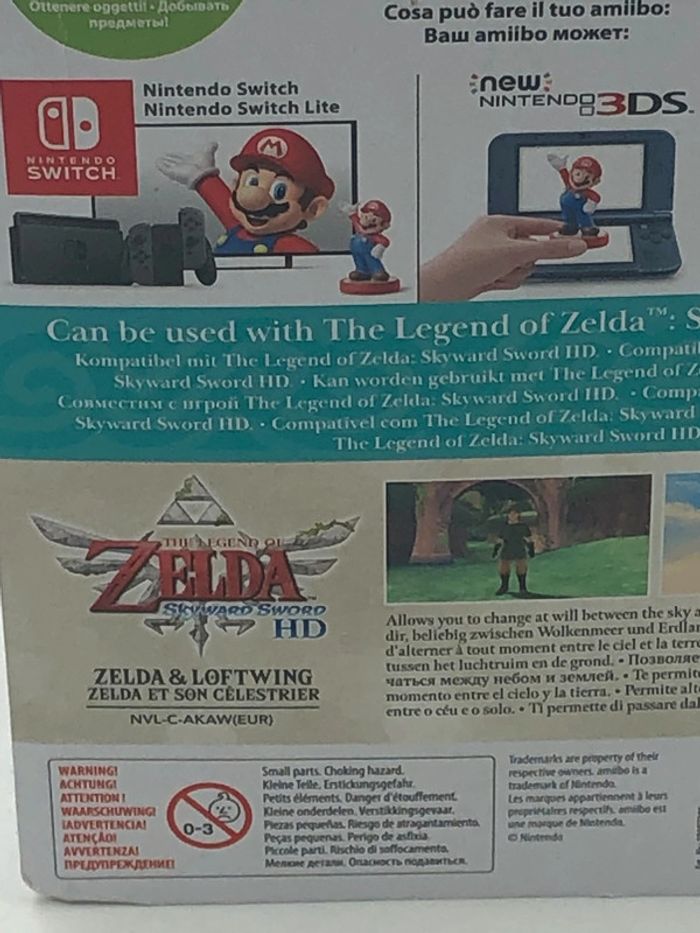 Figurine Amiibo Zelda et Loftwing Nintendo neuf - photo numéro 4