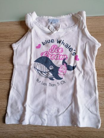 T-shirts sans manche 9mois