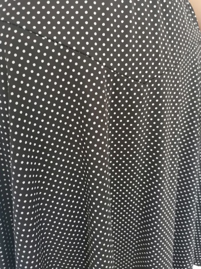 Jupe à pois. Noir. Blanc. Taille 36 - photo numéro 2