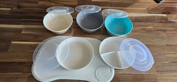 Lot assiettes et bol twistshake