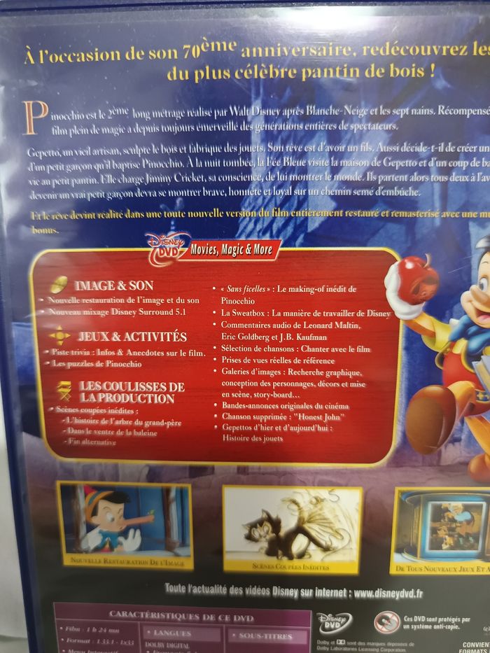 Dvd Pinocchio - photo numéro 3