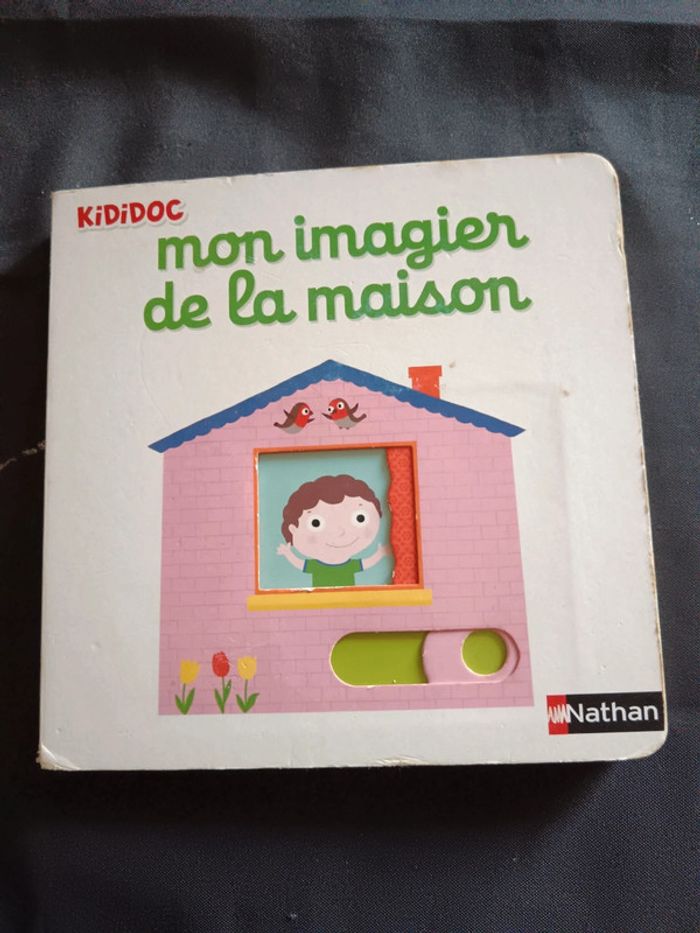 Livre kididoc mon imagier de la maison