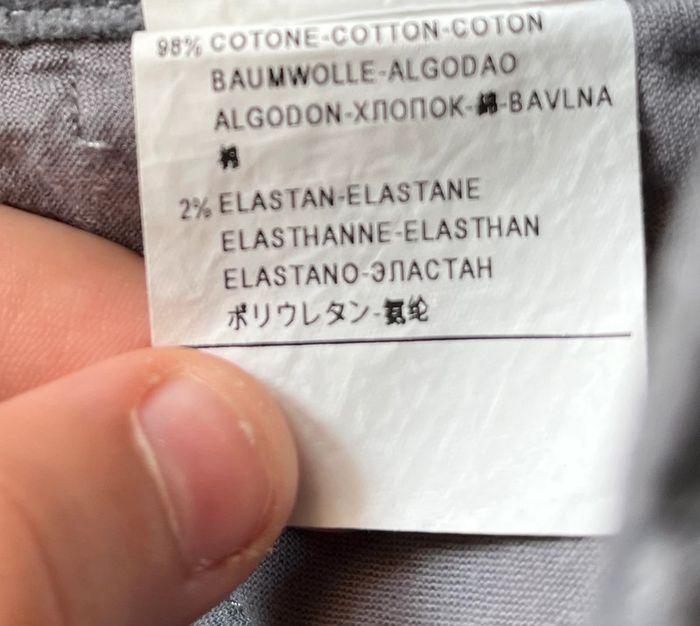 Mini jupe droite Benetton en velours gris – Taille 40 IT (équiv. 36 FR) - photo numéro 5