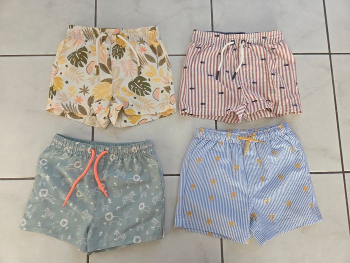Lot de 4 maillots de bain garçon