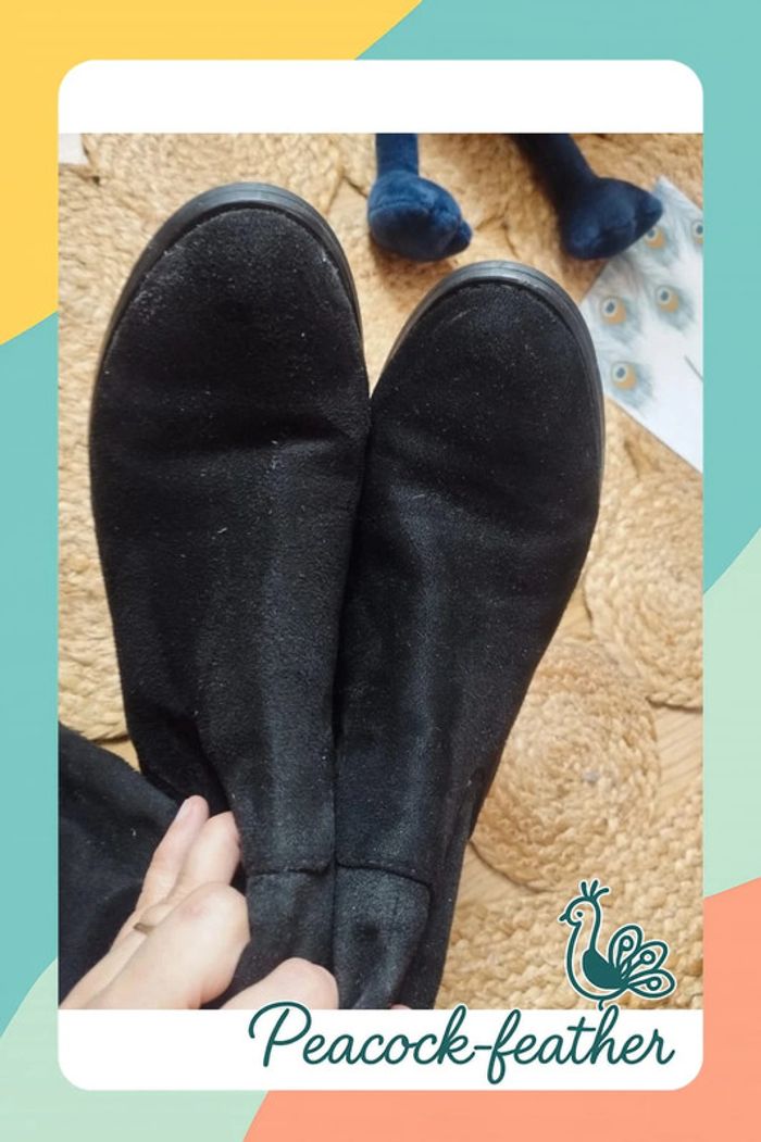 Bottes Cuissardes noires 36 - photo numéro 6