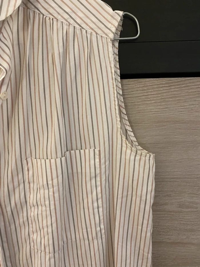 Chemise vintage marque Rayure Taille M - photo numéro 6