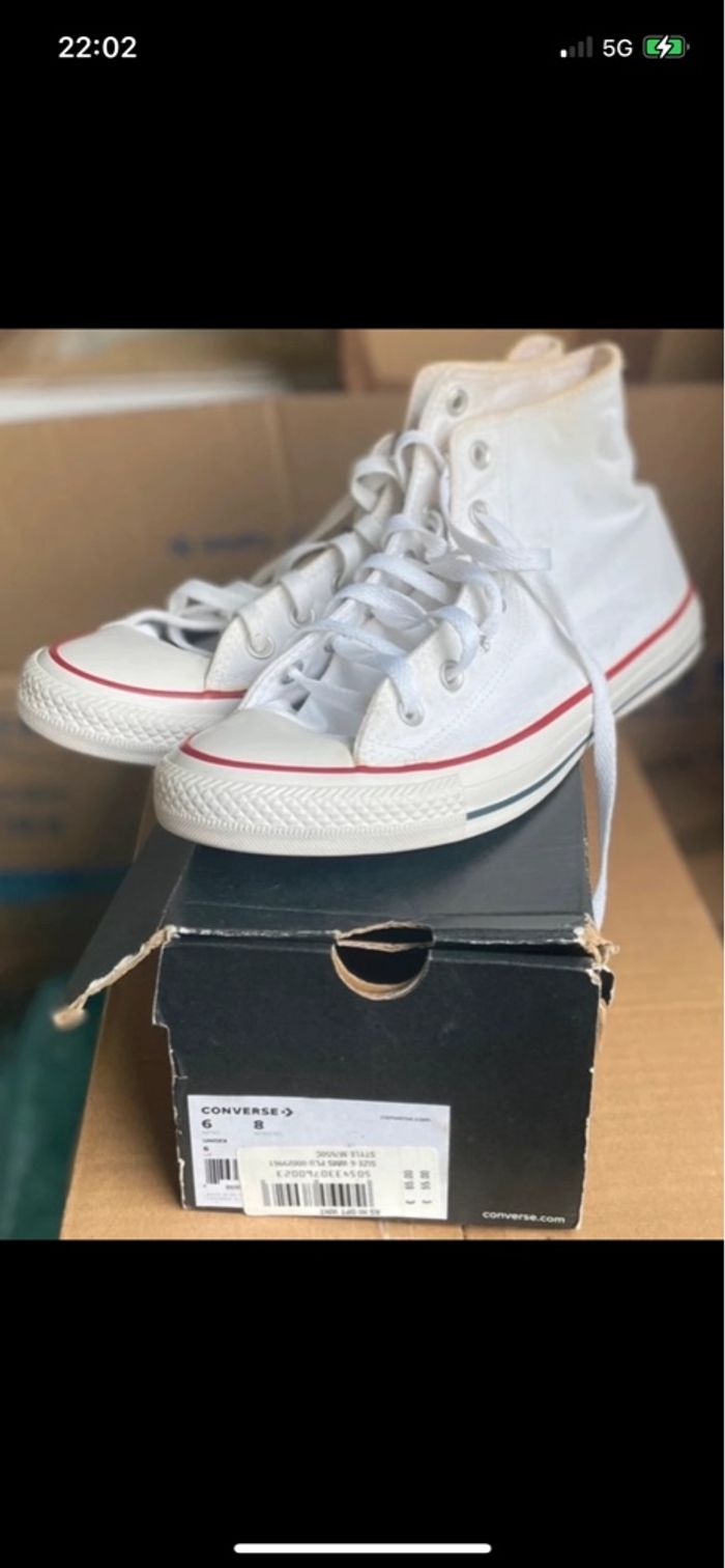 Converse blanche - photo numéro 2