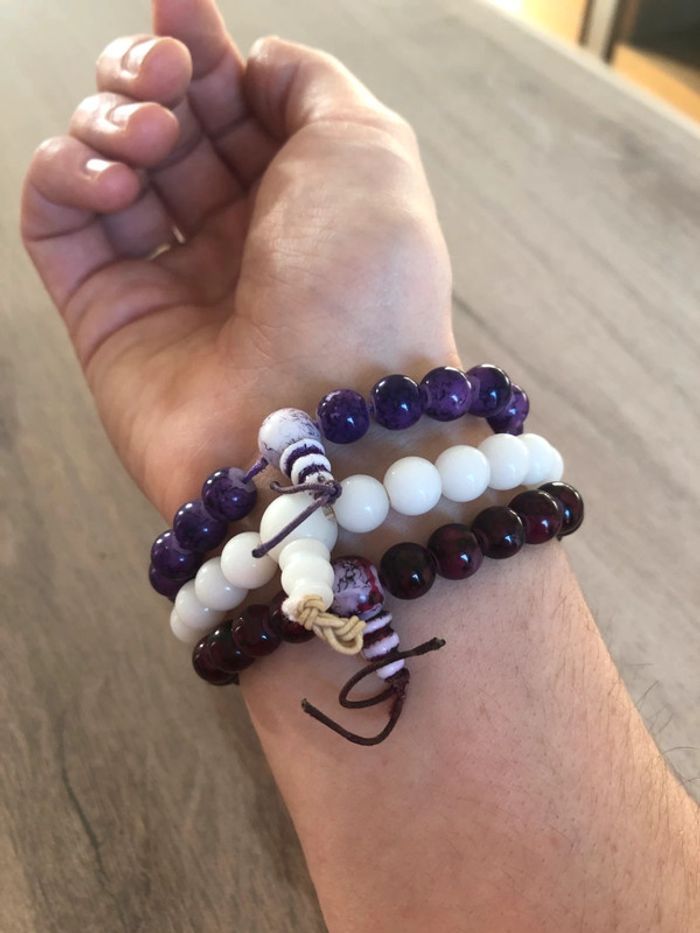 Lot de 3 bracelets perle - photo numéro 3