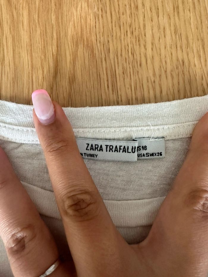 T-shirt court Zara - photo numéro 3