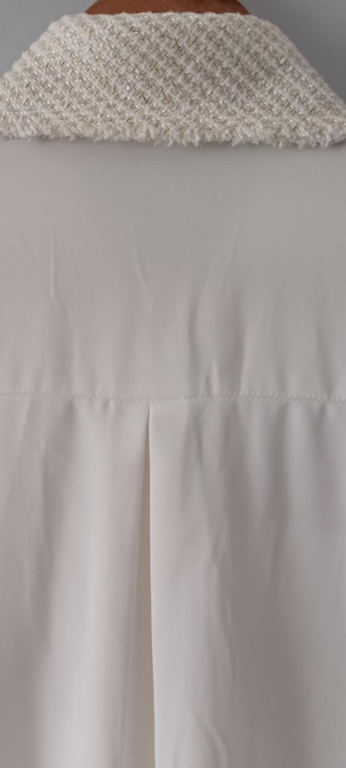 Chemise Blouse blanche à boutons "Capsule" Taille M - photo numéro 5