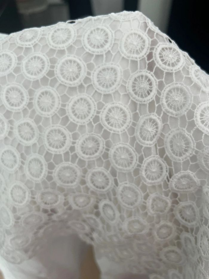 Robe de cérémonie blanche 13/14 ans vertbaudet très bon état - photo numéro 4